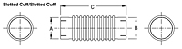 Dimensional Drawing for Flex Connectors (SC02-18SC)