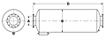 Dimensional Drawing for Model SSU Series Industrial Grade Spark Arrestor Silencers (SSUE-04-980338)